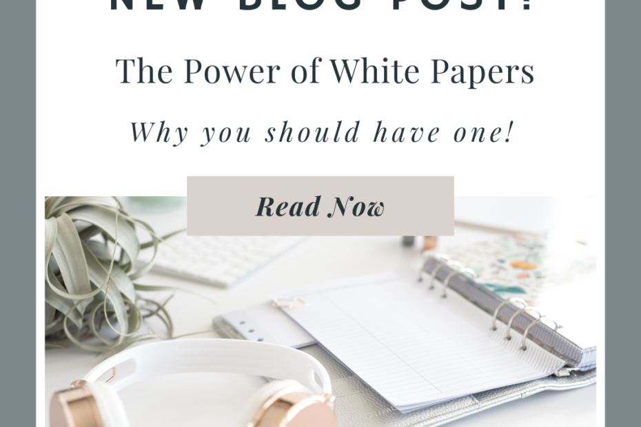 Why should your business have a WHITE PAPER? The reason a White Paper can be the primary arsenal in your B2B marketing strategy.